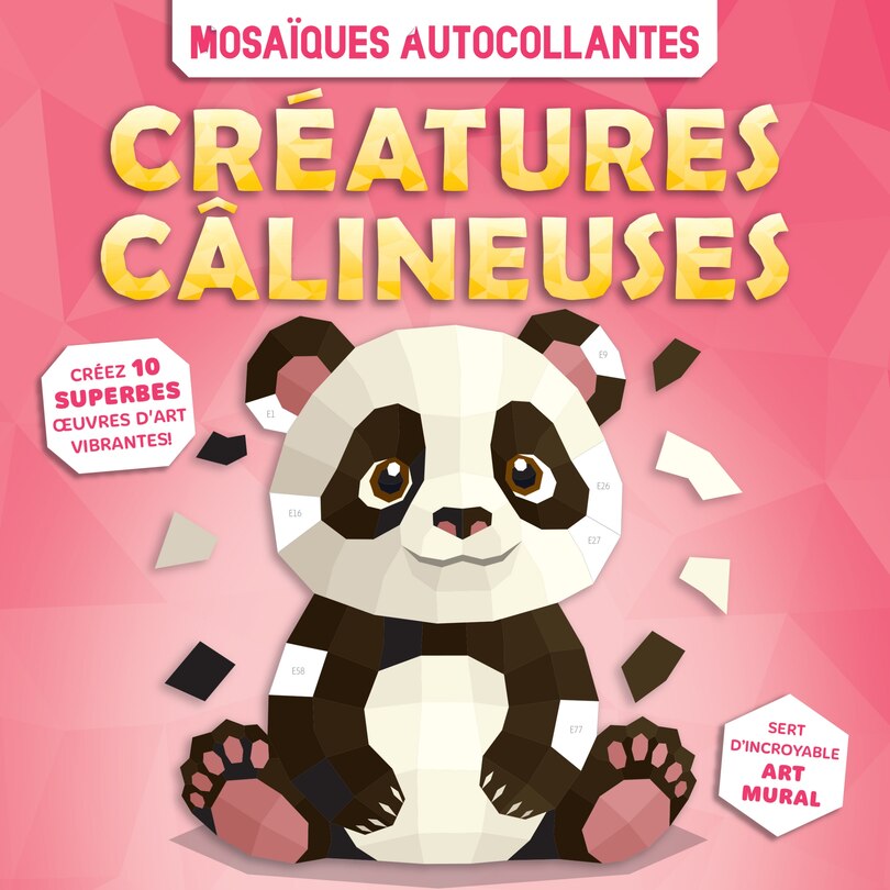 Couverture_Creatures calineuses mosaiques en autocollants