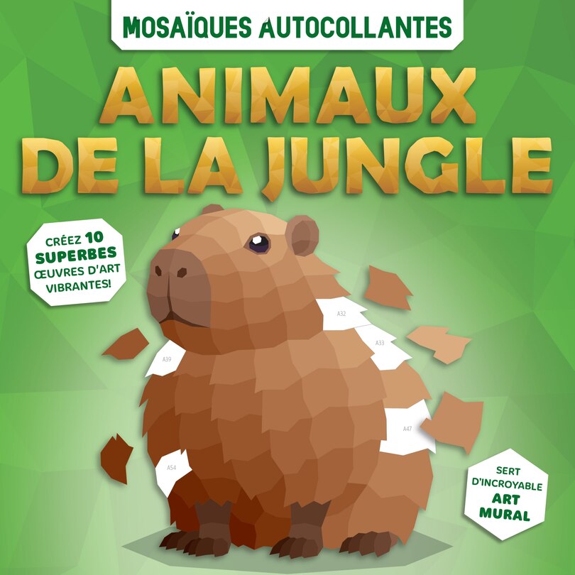 Couverture_Animaux de la jungle mosaiques en autocollants