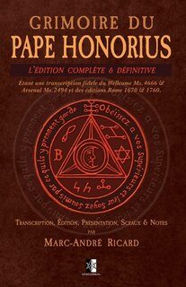 Front cover_Grimoire du Pape Honorius