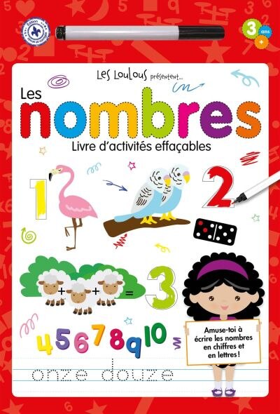 Front cover_Nombres Livres d'activités effaçables