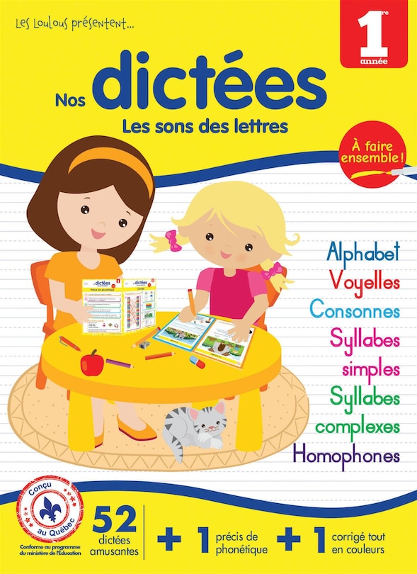 Front cover_Nos dictées - Les sons des lettres - 1re année