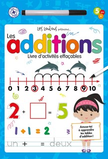 Front cover_Les additions : Livre d'activités effaçables