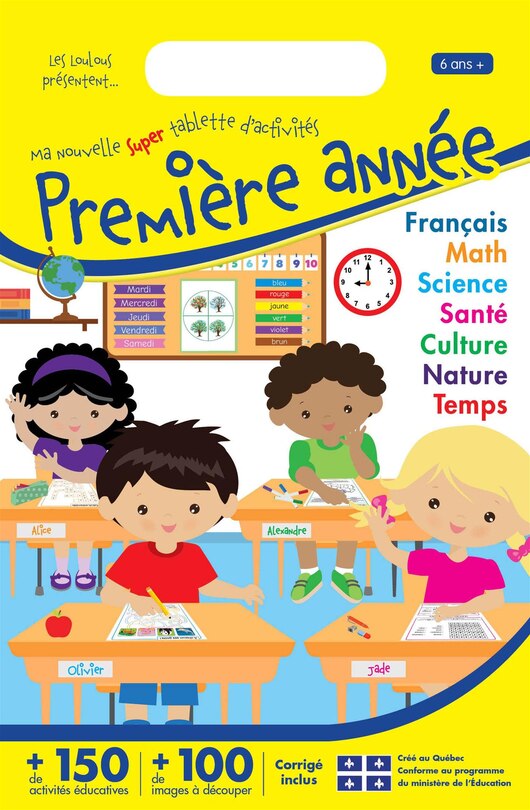 Front cover_Ma nouvelle super tablette d'activités - Première année