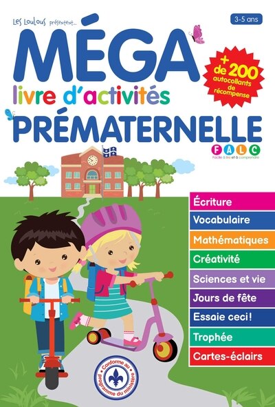 Couverture_MEGA CAHIER D'ACTIVITES -PREMATERNELLE