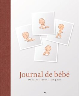 Front cover_Journal de bébé - De la  naissance à cinq ans