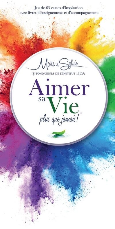 Front cover_Aimer sa vie... plus que jamais! : jeu de 63 cartes d'inspiration