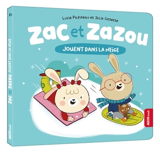 Zac et zazou jouent dans la neige