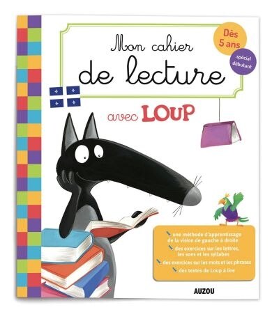 Front cover_Mon cahier de lecture avec Loup