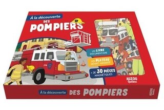 Front cover_À la découverte  des pompiers : Coffret édition  québec