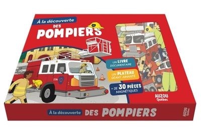 Front cover_À la découverte  des pompiers : Coffret édition  québec