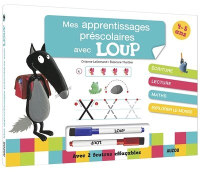 Front cover_Mes apprentissages préscolaires avec Loup