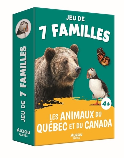 Front cover_Jeu de 7 familles - Les animaux du Québec et du Canada