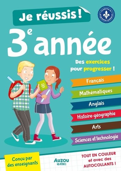 Front cover_Je réussis ma 3e année