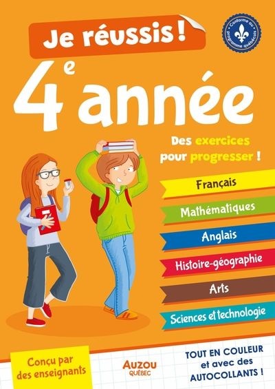 Front cover_Je réussis ma 4e année