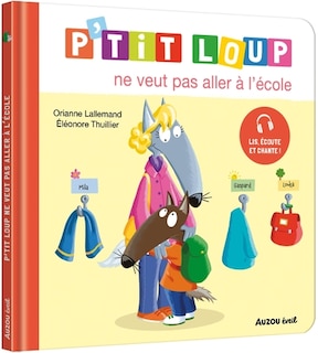 Front cover_P'tit Loup ne veut pas aller à l'école