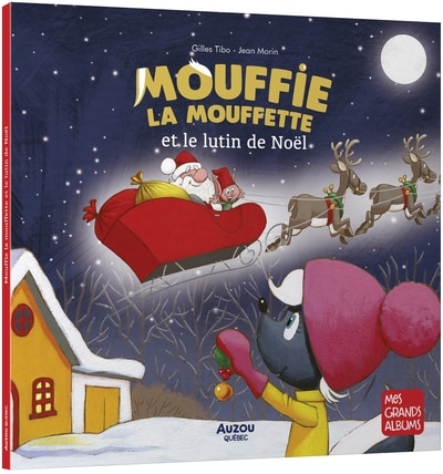 Front cover_Mouffie la mouffette et le lutin de No&euml;l