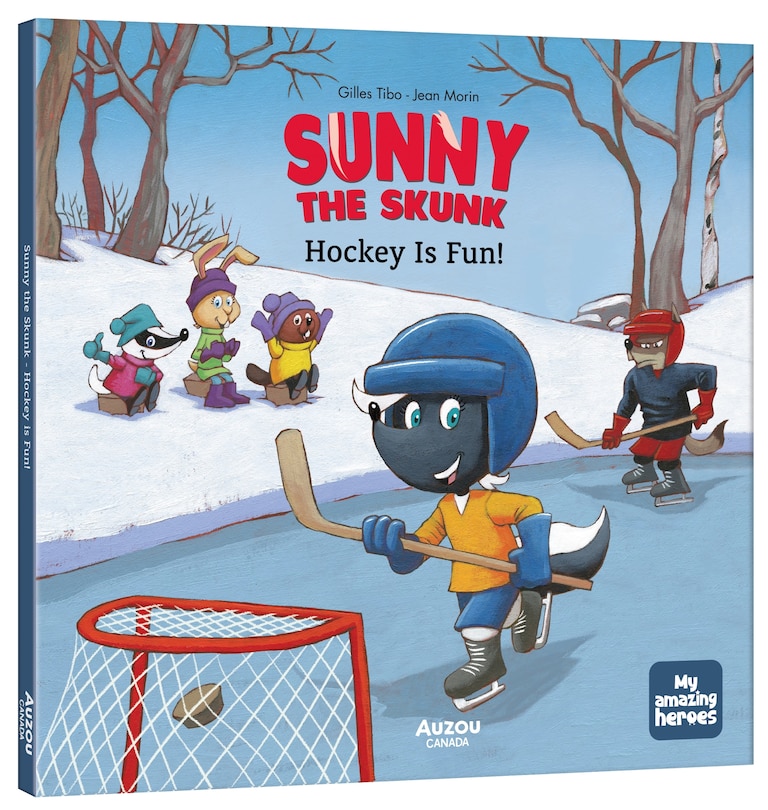 Front cover_Sunny the Skunk Hockey is Fun!
