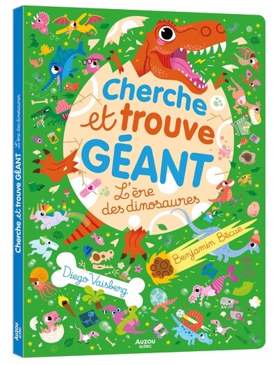 Front cover_L'ère des dinosaures cherche et trouve