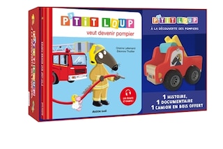 Couverture_p'tit loup - mon coffret pompier québec