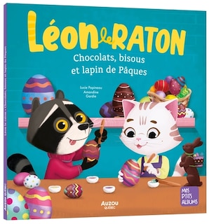 Front cover_léon le raton - chocolats, bisous et lapin de  pâques (mpt)