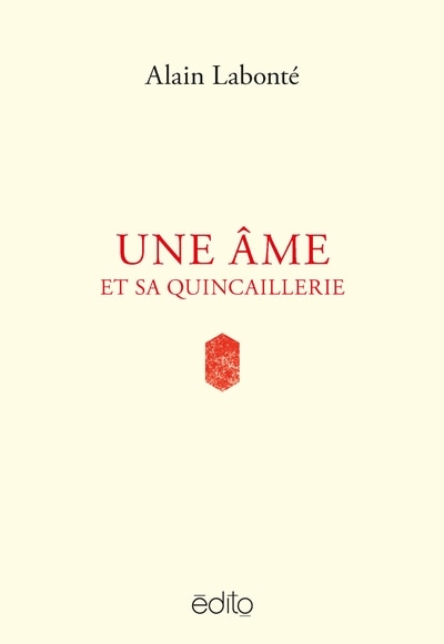 Front cover_Une &acirc;me et sa quincaillerie
