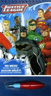 Justice league: Livre de coloriage réutilisable !