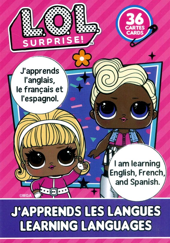 Front cover_L.O.L. Surprise! J'apprends les langues