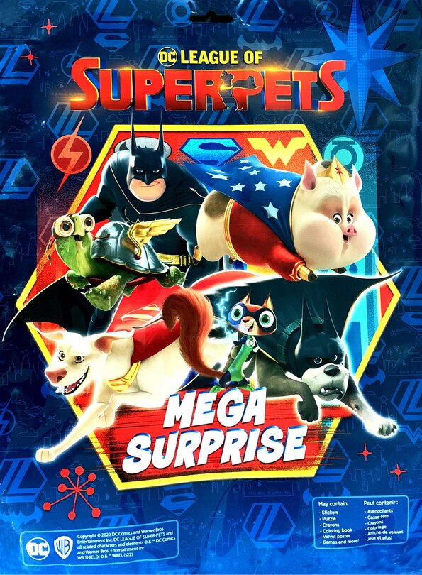 Couverture_Sac Mega Surprise - DC League of Super Pets
