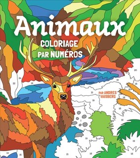 Couverture_Animaux - Coloriage par numéros