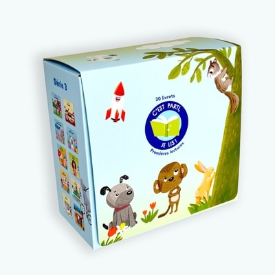 Couverture_Coffret C'est parti, je lis ! - S&eacute;ries 1-2-3