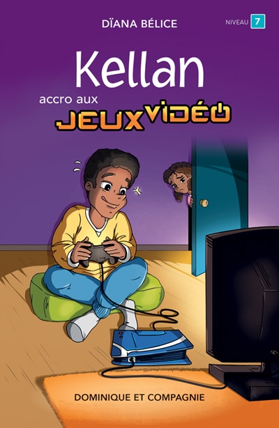 Front cover_Kellan accro aux jeux vidéo