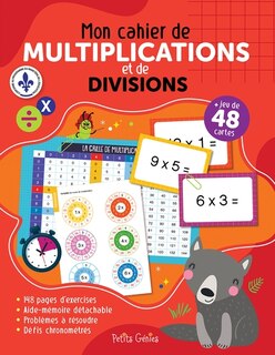 Front cover_Mon cahier de multiplications et de divisions