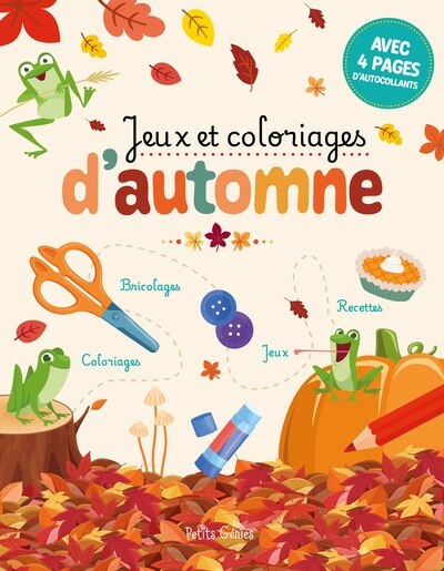 Couverture_Jeux et coloriages d'automne