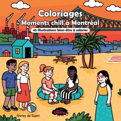 Couverture_Coloriages - Moments chill à Montréal