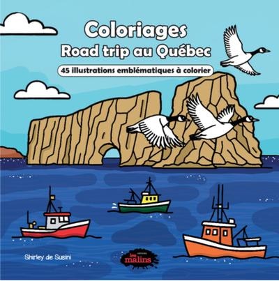 Couverture_Coloriages - Road trip au Québec