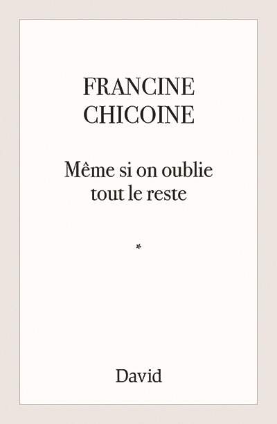 Front cover_Même si on oublie tout le reste