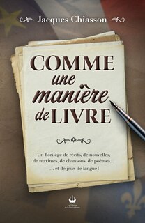 Front cover_Comme une mani&egrave;re de livre