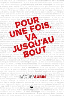 Front cover_Pour une fois va jusqu'au bout