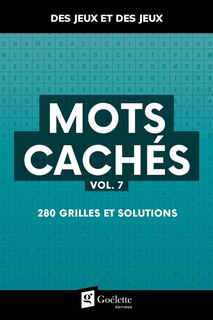 Couverture_Mots cachés vol. 7 : 280 grilles et solutions