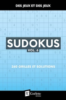 Couverture_Sudokus vol. 6 : 260 grilles et solutions