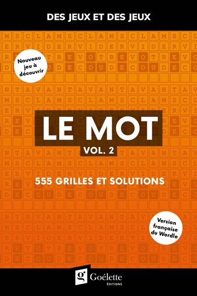 Couverture_Le mot vol. 2 : 555 grilles et solutions