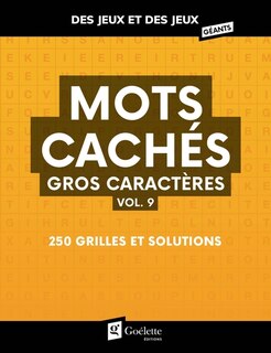 Couverture_Mots cach&eacute;s gros caract&egrave;res vol. 9