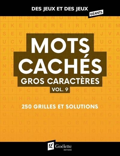 Couverture_Mots cach&eacute;s gros caract&egrave;res vol. 9