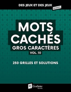 Couverture_Mots cach&eacute;s - Gros caract&egrave;res - vol. 10