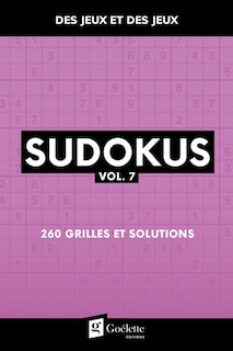 Couverture_Sudokus vol. 7
