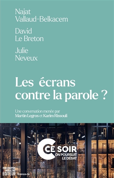 Front cover_Les écrans contre la parole ?