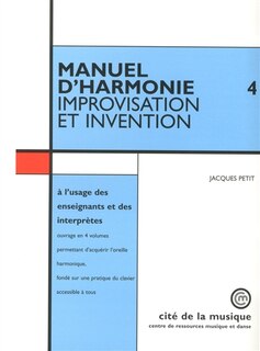 Couverture_Manuel d'harmonie, Vol. 4