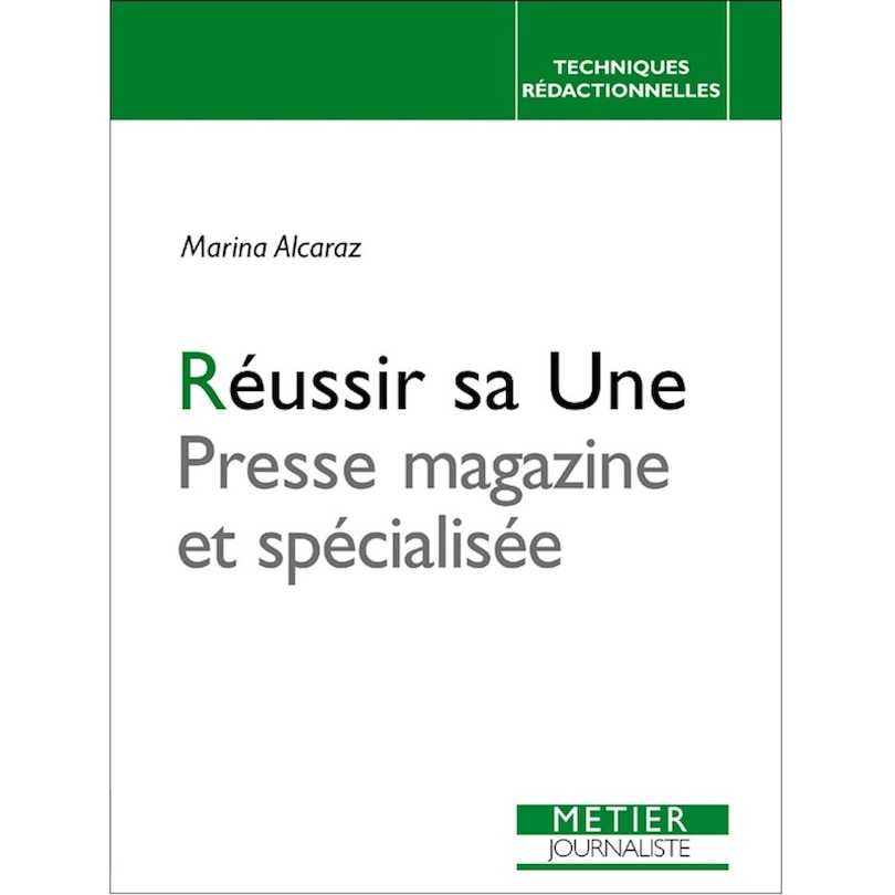 Front cover_Réussir sa une