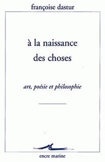 Front cover_A La Naissance Des Choses