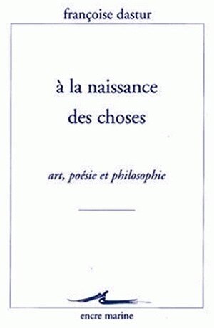 Front cover_A La Naissance Des Choses